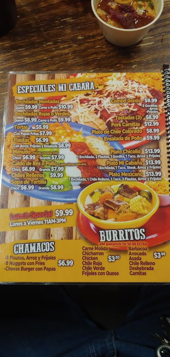 Mi Cabaña Menu - Image 6